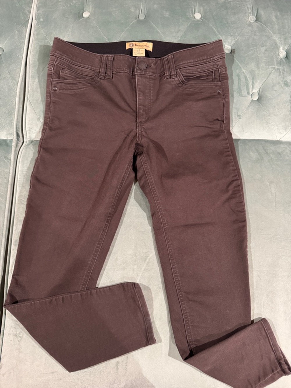 Democracy Women's Dark Brown Skinny Trousers